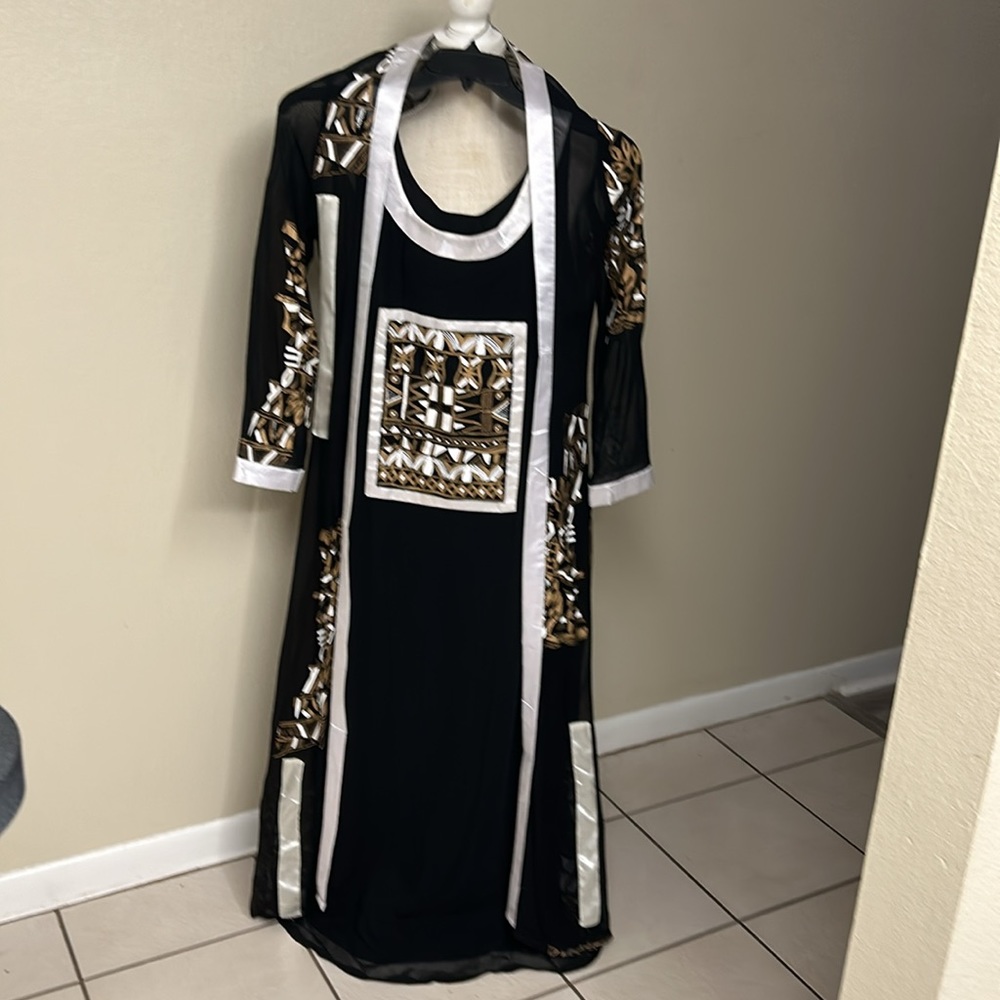 2-piece maxi Dress and Jacket